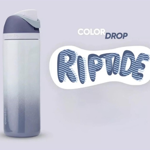 NWT OWALA LIMITED EDITION "RIPTIDE"
24oz FreeSip Water Bottle color drop - Picture 1 of 13